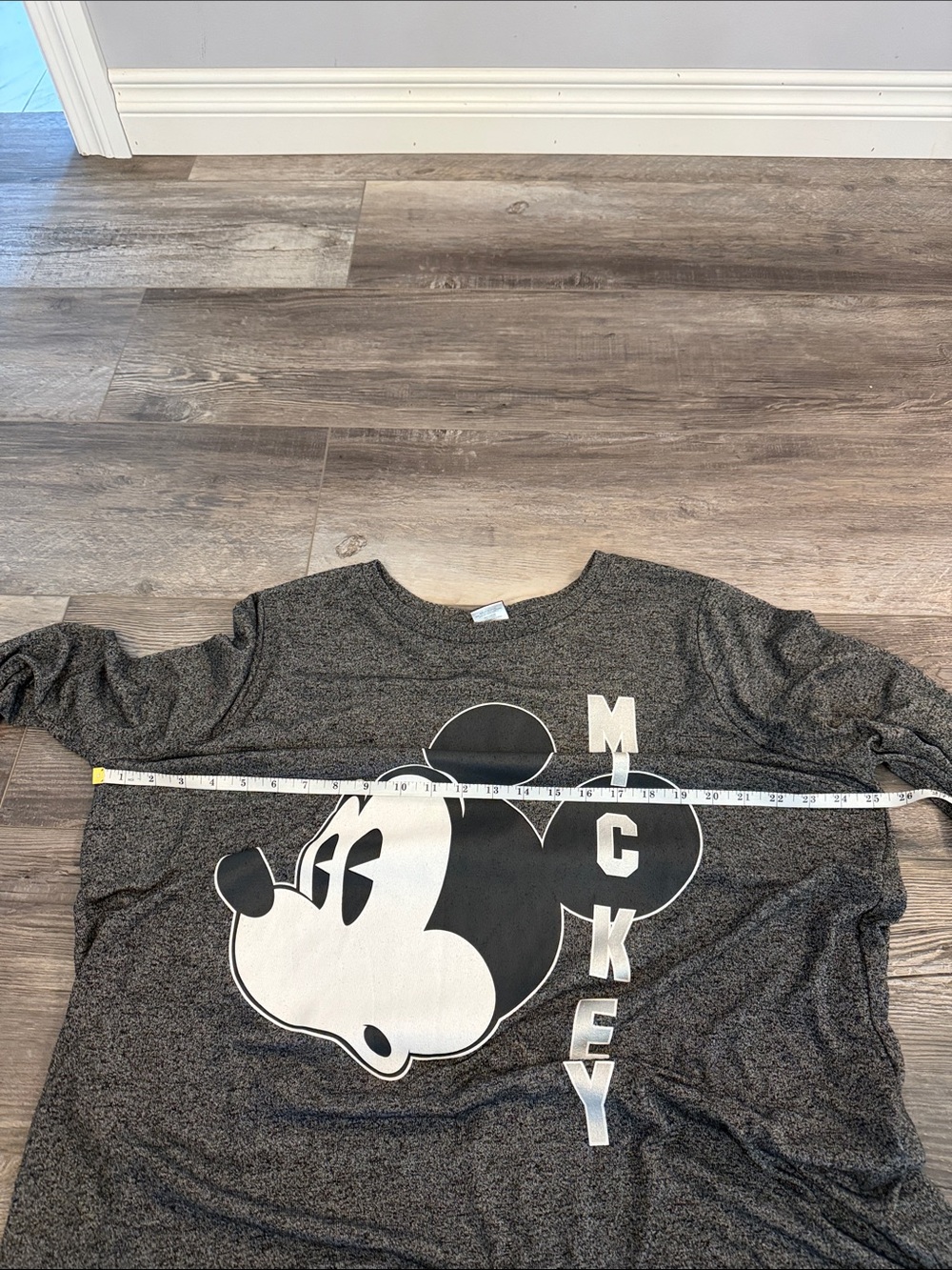 Disney Mickey Mouse Graphic Sweatshirt - Gray - Picture 2 of 4